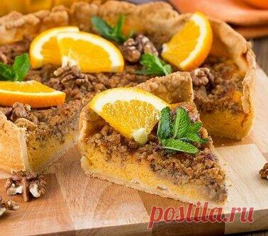 Тыквенный пирог с апельсином