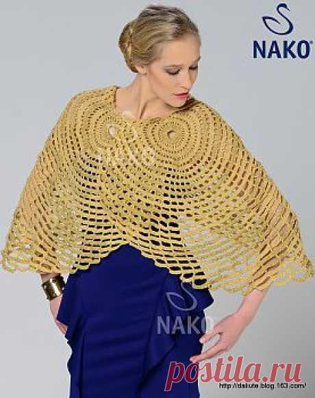 Шаль &quot;Nako Spring Shawl &quot;..
