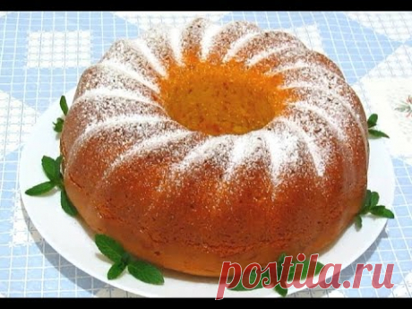 Апельсиновый #КЕКС(ПИРОГ) Нежный Ароматный Очень Вкусный #Рецепт