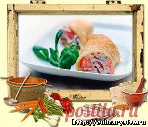 Роллы с мягким сыром и копченым лососем - Рецепт приготовления