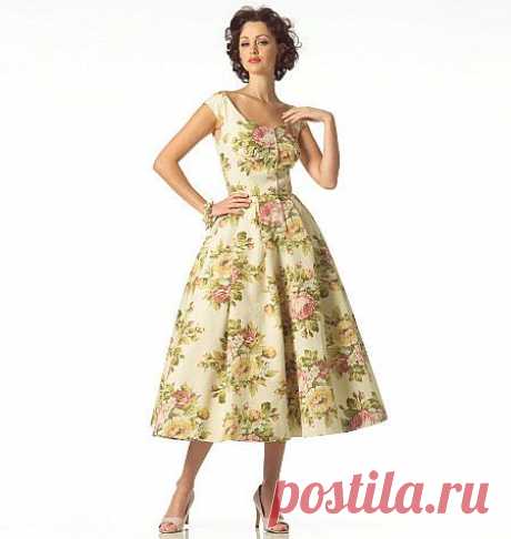 V2960 | Misses' Dress | Vintage Vogue | Vogue Patterns