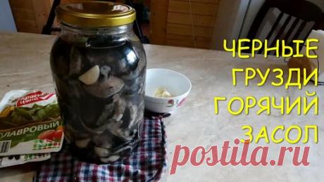 ЧЕРНЫЕ ГРУЗДИ ГОРЯЧИЙ ЗАСОЛ ЧЕРНУШКИ | СТАРЫЙ КРОЛИК ГОТОВИТ | Дзен