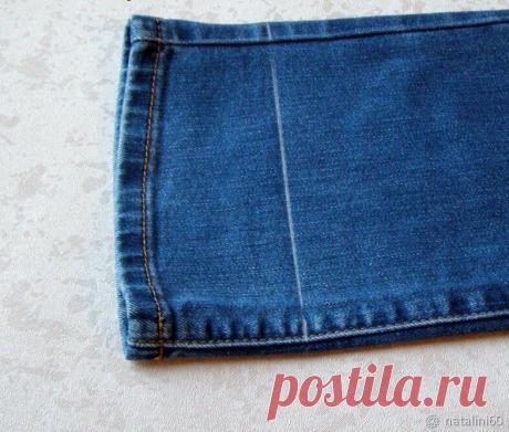 2 простых способа ‍‏‏укоротить джинсы не меняя фабричную строчку | Провинциалка в теме | Яндекс Дзен