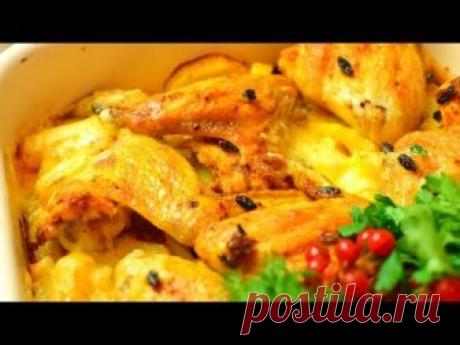 КУРИЦА с КАРТОШКОЙ в ДУХОВКЕ Делюсь секретами! Пошаговый рецепт Мамины рецепты