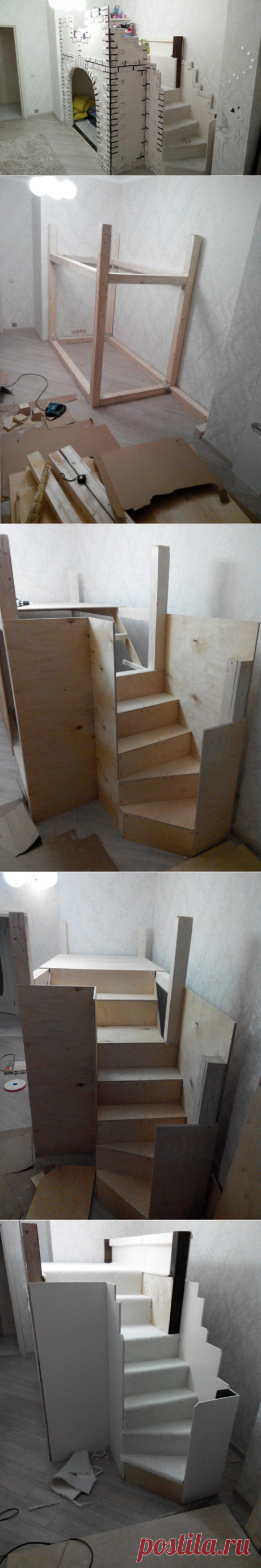 Кровать-замок для любимой дочери