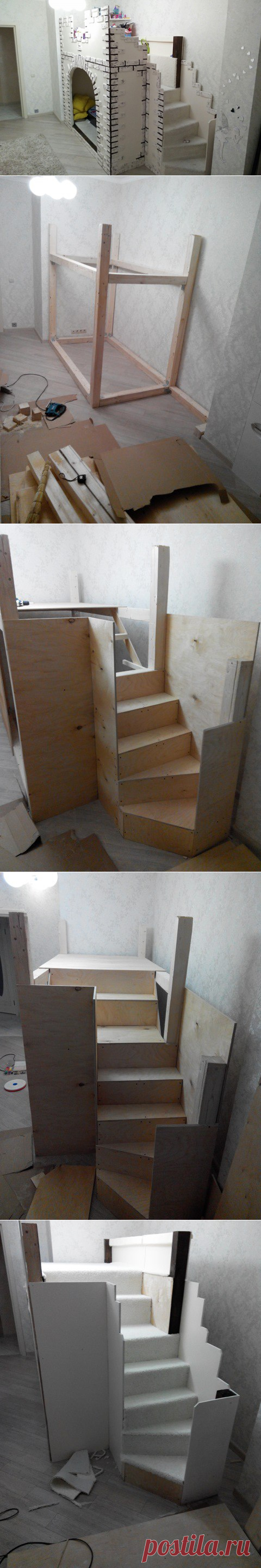 Кровать-замок для любимой дочери