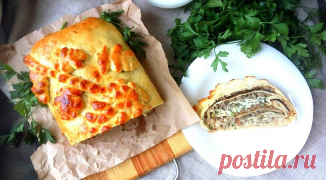 Кулебяка с пятью начинками
