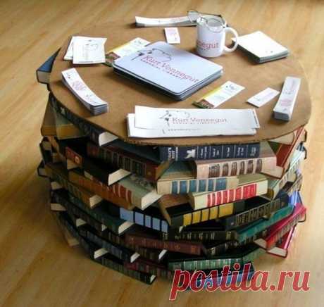 Как с помощью ненужных книг создать стильный интерьер / Я - суперпупер