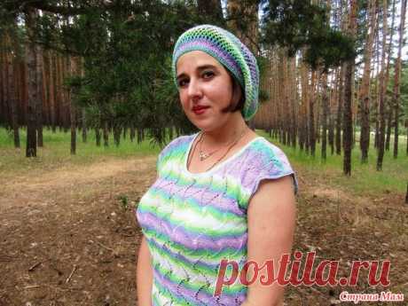 Вязание ажурного летнего берета сетчатым узором Осенью, зимой и летом – радуем себя беретом! Дорогие друзья, сегодня хочу предложить вашему вниманию мастер-класс по вязанию ажурного летнего берета сетчатым узором спицами.