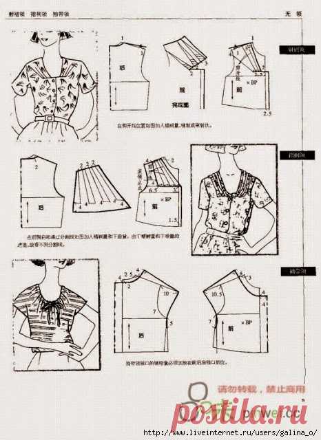 Pattern Making-лифа Технические чертежи.
