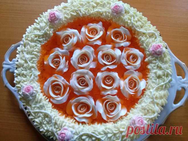 Фруктовый торт с желе!