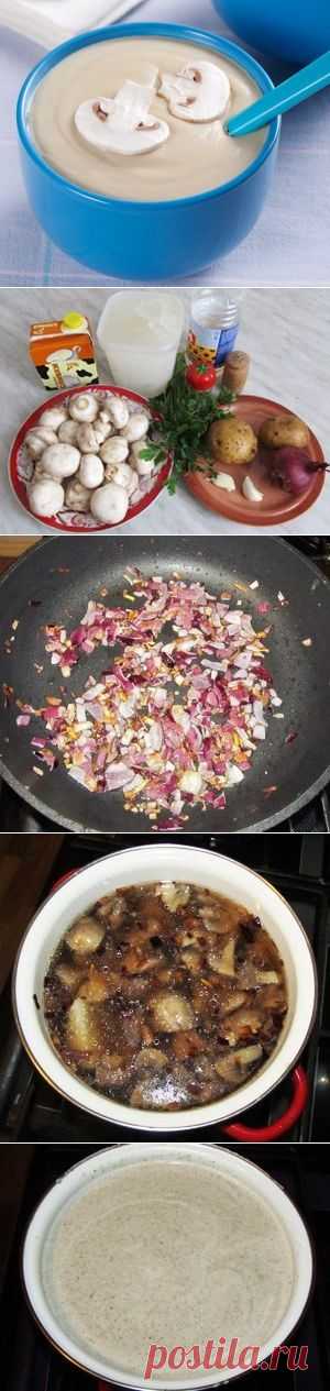 Грибной суп-пюре из шампиньонов