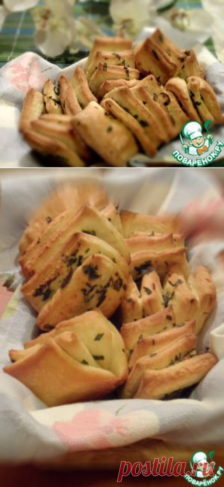 Чесночные гармошки - кулинарный рецепт