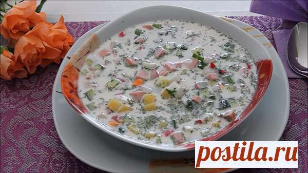 Окрошка на минеральной воде: 5 рецептов — Готовим дома