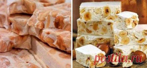 Испанский десерт туррон (нуга) 2 рецепта приготовления