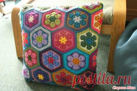 Идеи из гексагона (африканский цветок) - Вязание - Страна Мам