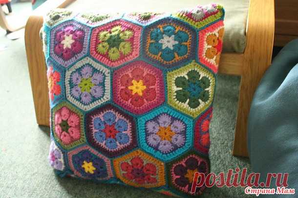 Идеи из гексагона (африканский цветок) - Вязание - Страна Мам
