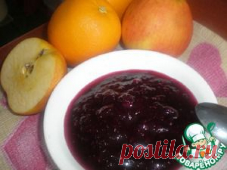 Брусничное варенье с апельсинами и яблоками - кулинарный рецепт
