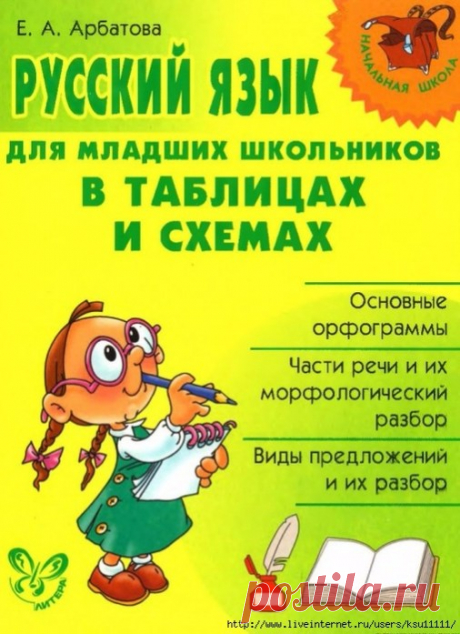РУССКИЙ ЯЗЫК ДЛЯ МЛАДШИХ ШКОЛЬНИКОВ В ТАБЛИЦАХ И СХЕМАХ — Копилочка полезных советов