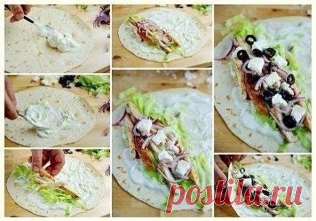 Рулет с курицей