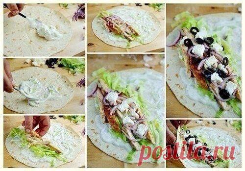 Рулет с курицей