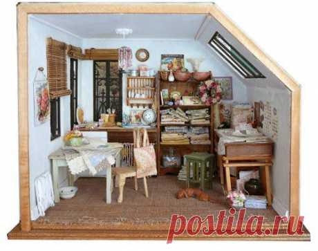 Миниатюрный кукольный дом. Кукольная миниатюра