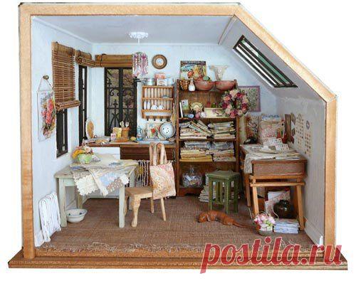 Миниатюрный кукольный дом. Кукольная миниатюра
