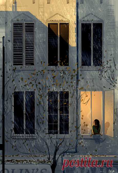 Волшебство ночи... Художник Паскаль Кэмпион (Pascal Campion).