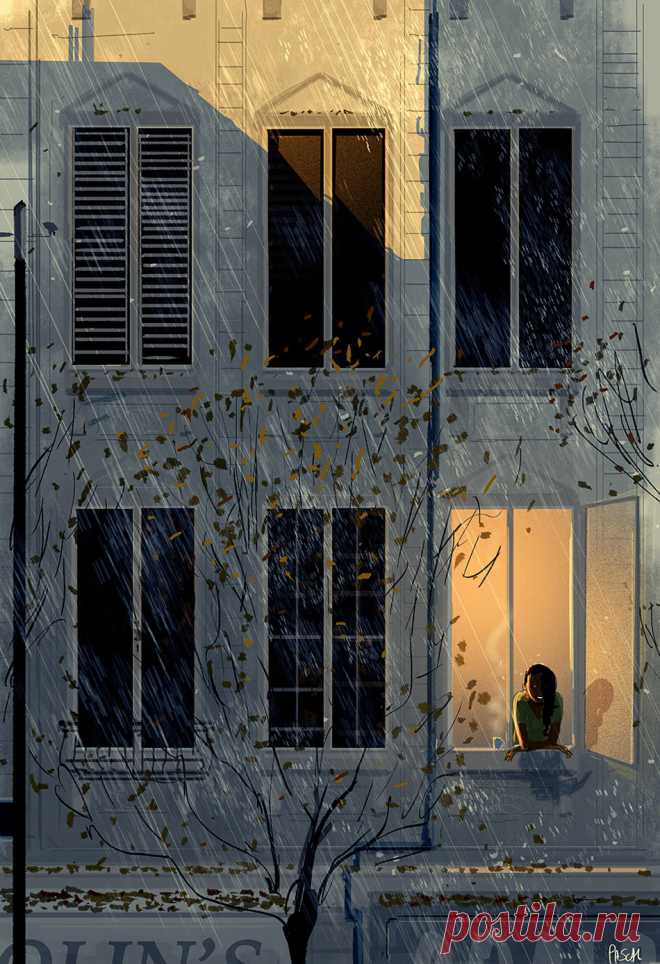 Волшебство ночи... Художник Паскаль Кэмпион (Pascal Campion).