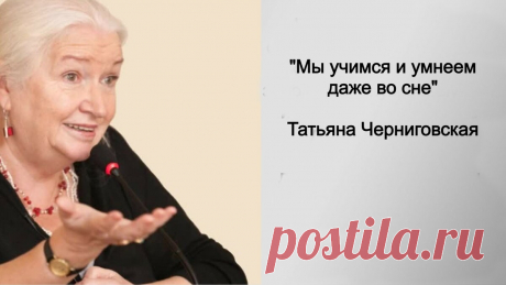 "Мозгу должно быть трудно". 4 совета Татьяны Черниговской, как сохранить мозг молодым до глубокой старости | Книга рецептов молодости | Яндекс Дзен