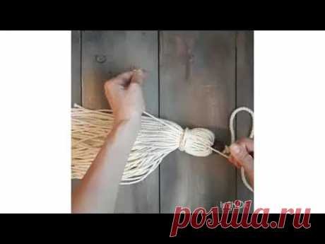 МК макраме кисти - YouTube