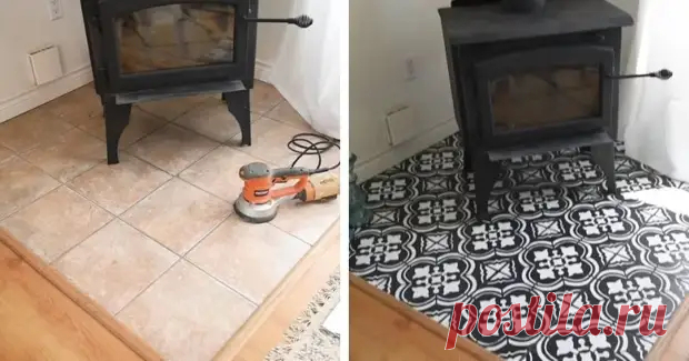 Бюджетная идея ремонта с помощью краски и трафарета - Сам себе мастер - Медиаплатформа МирТесен