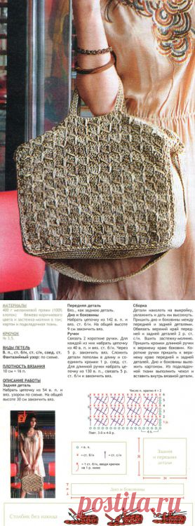 Вязанная крючком сумка