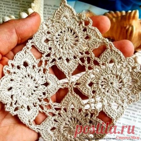 Ажурная блузка из красивых мотивов. - Все в ажуре... (вязание крючком) - Страна Мам