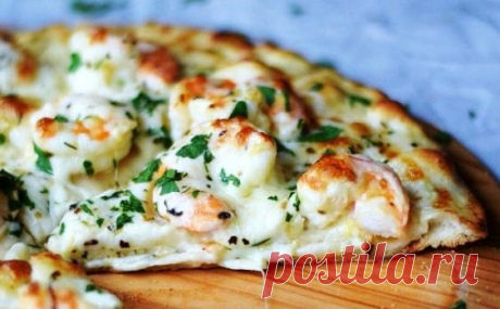 Пицца с креветками Ботан - пошаговый рецепт с фото