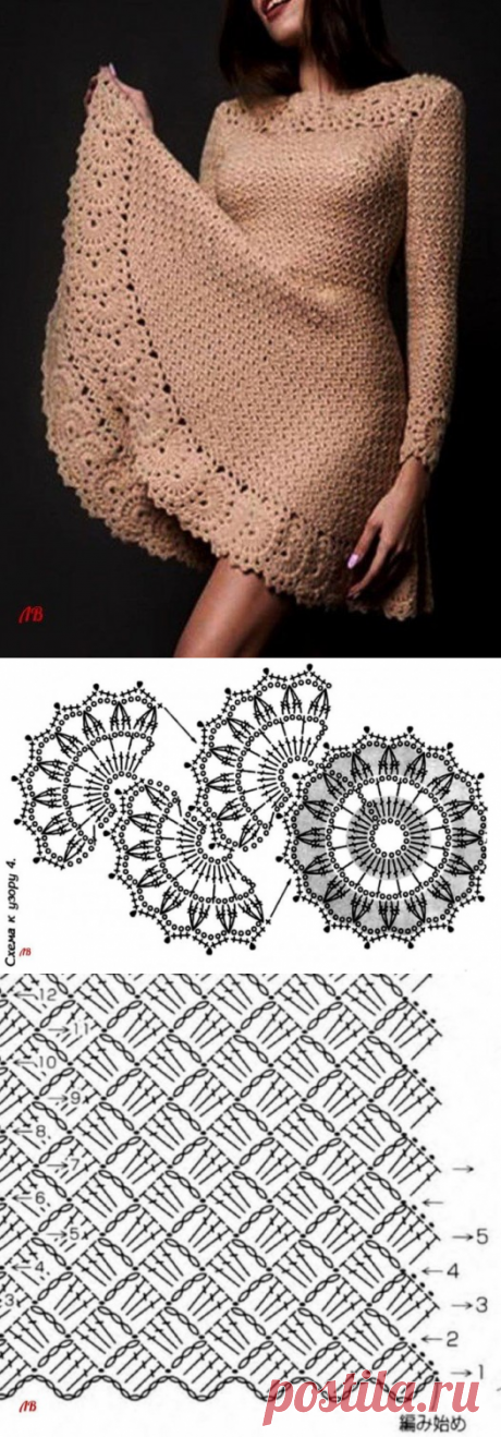 Платье крючком