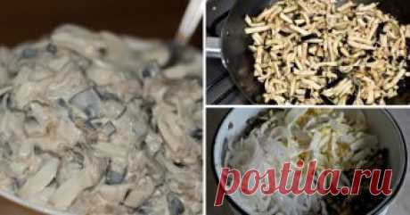 Рецепт салата из баклажанов с луком Грибной на вид, грибной на вкус.