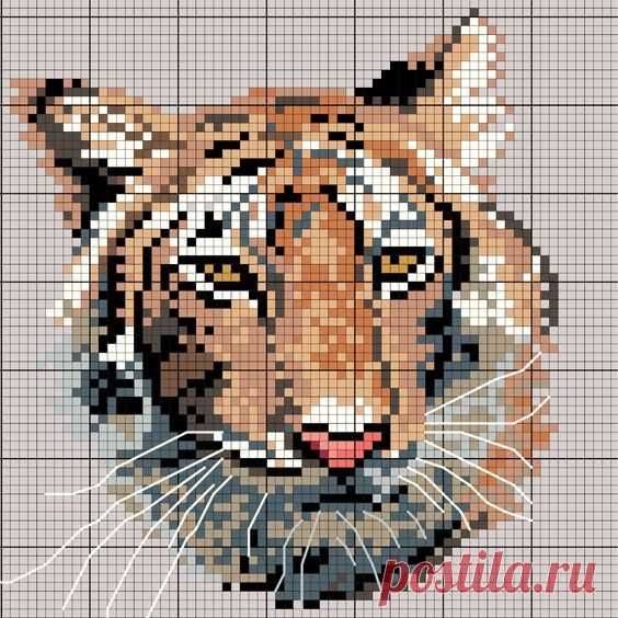 Tiger sticken - Entdecke zahlreiche kostenlose Charts zum Sticken!