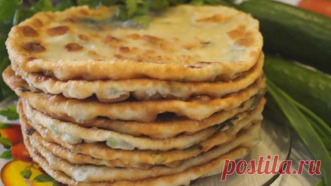 Быстрые Лепешки с Зеленым Луком. Просто и Удивительно Вкусно - Простые рецепты Овкусе.ру