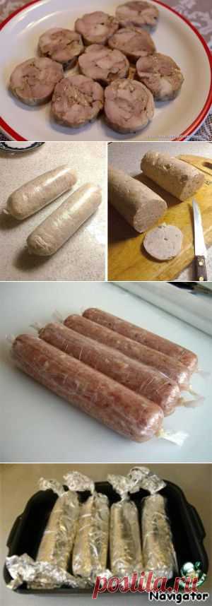 Колбаса куриная домашняя быстрого приготовления | БУДЕТ ВКУСНО!