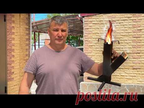 ТУРБО ПЕЧЬ РАКЕТА - КАК СДЕЛАТЬ ПОХОДНУЮ ПЕЧЬ СВОИМИ РУКАМИ - YouTube