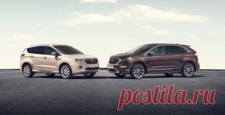 Начался приём заказов на роскошные кроссоверы Ford Kuga Vignale и Edge Vignale - UINCAR