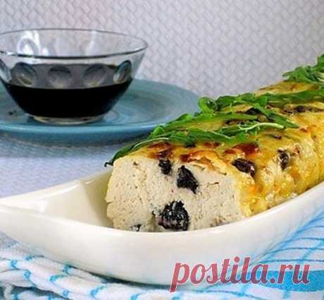 КУРИНЫЙ РУЛЕТ С ИЗЮМОМ