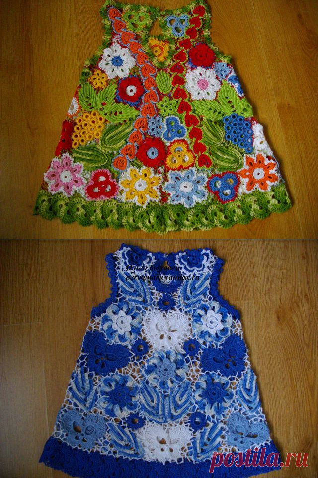 Ирландское кружево для малышек.