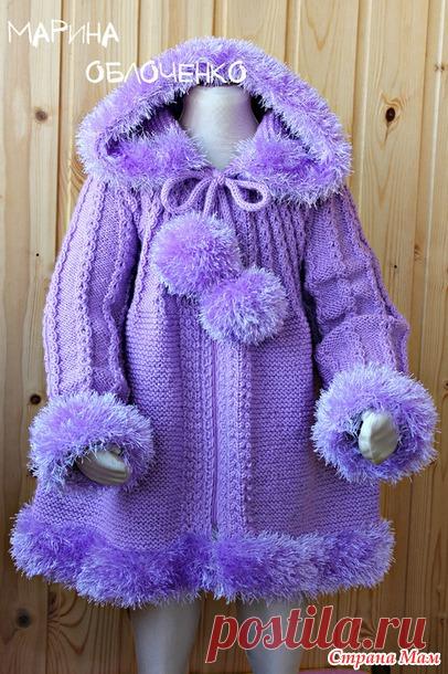 Пальтишко для малышки - Вязание - Страна Мам