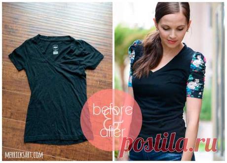 Cambiar mangas en las camisetas tutorial - enrHedando