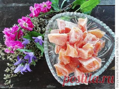 Цукаты из тыквы с имоном и корицей. Пошаговый рецепт с фото