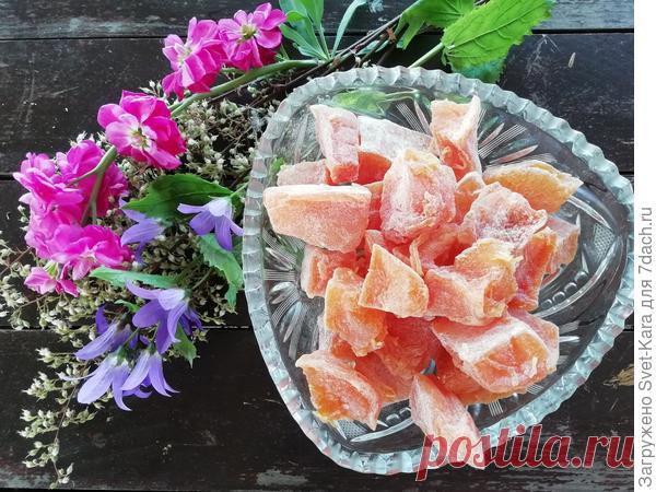 Цукаты из тыквы с имоном и корицей. Пошаговый рецепт с фото