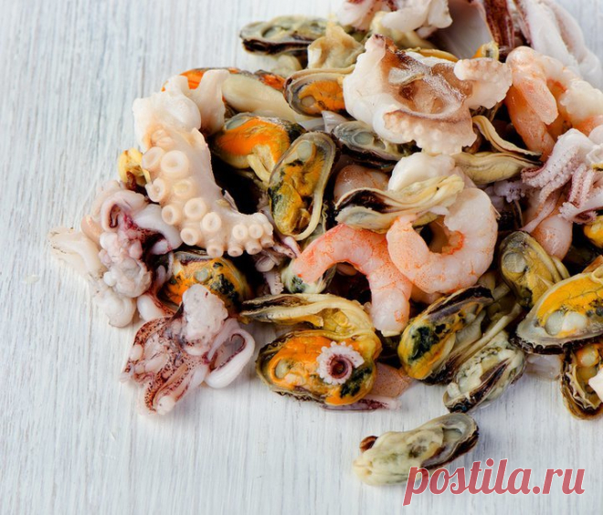 Топ-5 салатов с морепродуктами . Клуб кулинаров.
