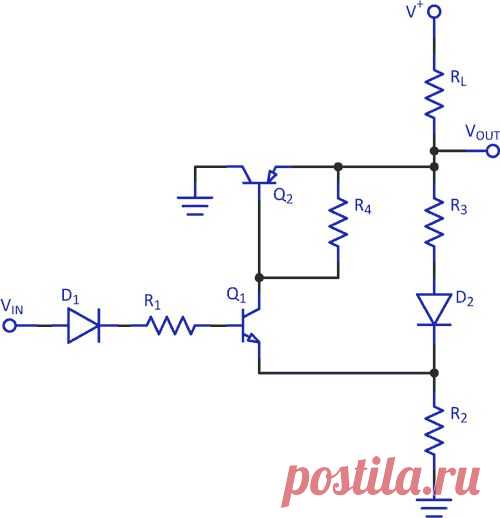 В статье показано, каким образом, добавив цепь положительной обратной связи к паре Дарлингтона, можно создать триггер Шмитта с очень большим коэффициентом усиления тока (в типичном случае – 10,000)